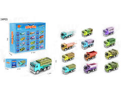 Die Cast Car Pull Back(24in1) toys