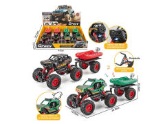 Die Cast Truck Pull Back(4in1) toys