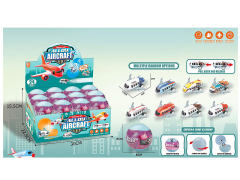 Die Cast Airplane Pull Back(24in1) toys