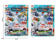 Pull Back Fire Engine Set(2S) toys