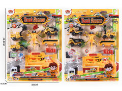 Pull Back Construction Truck Set(2S) toys