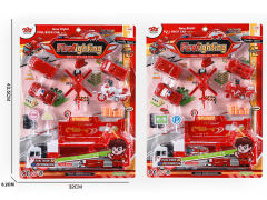 Pull Back Fire Engine Set(2S) toys
