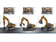 1:28 Die Cast Construction Truck Pull Back W/L_M(3S)