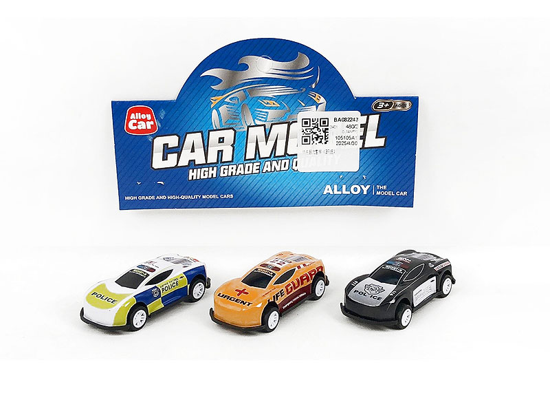 Pull Back Police Car(3in1) toys