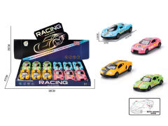 1:32 Die Cast Racing Car Pull Back W/L_M(12in1) toys