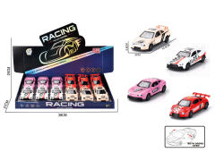 1:32 Die Cast Racing Car Pull Back W/L_M(12in1) toys