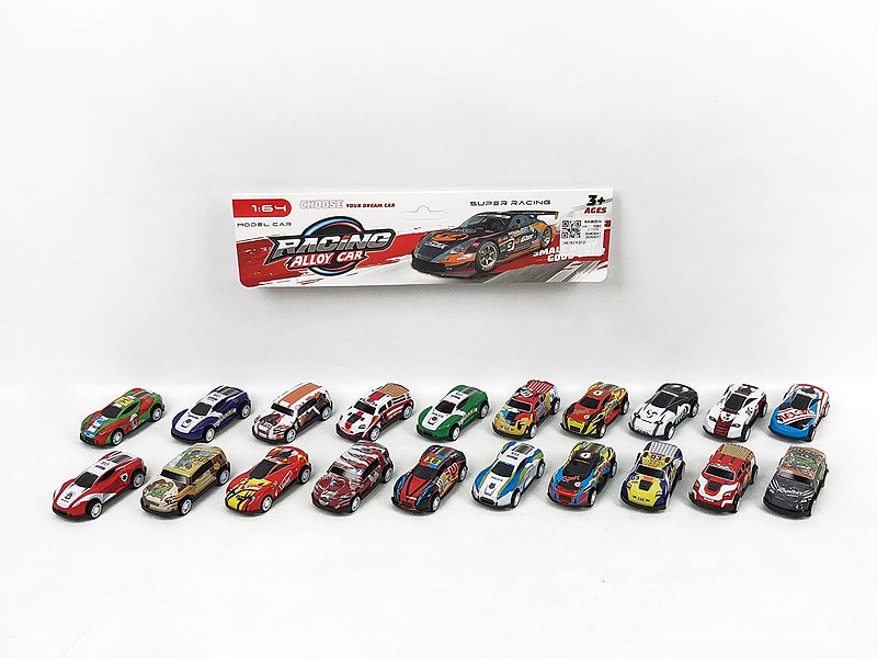 1:64 Pull Back Car(20in1) toys