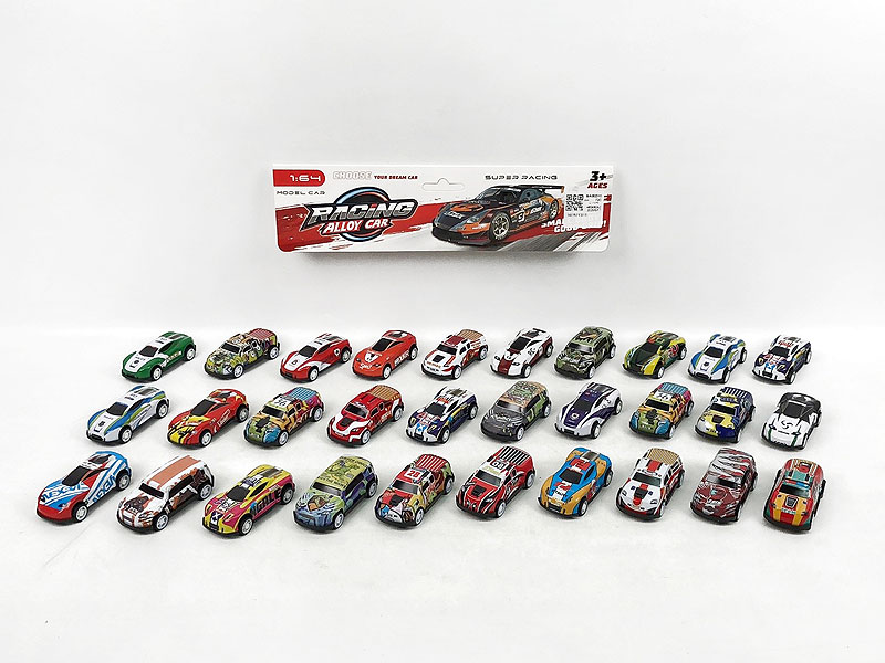 1:64 Pull Back Car(30in1) toys