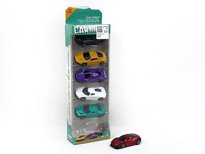 Die Cast Car Pull Back(6in1) toys