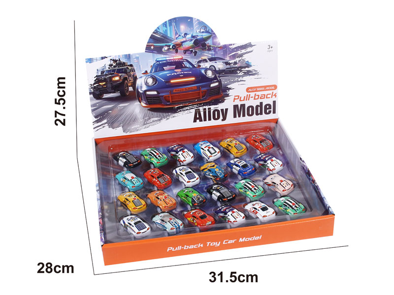 Pull Back Police Car(24in1) toys