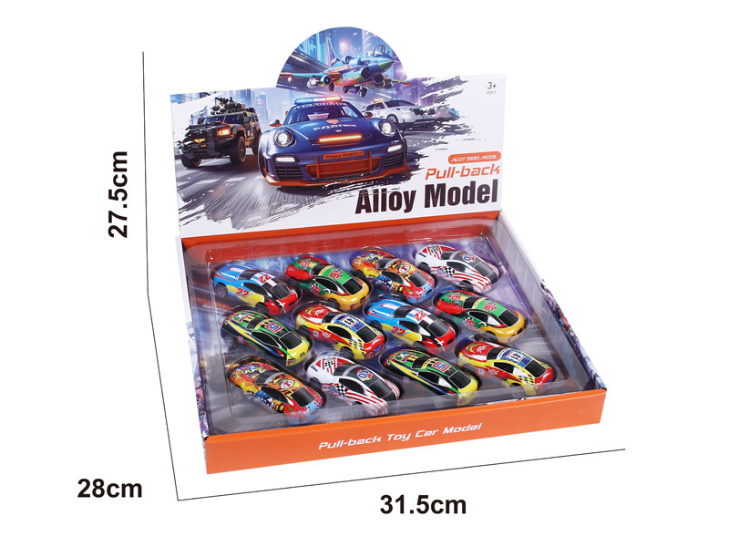 Pull Back Racing Car(12in1) toys