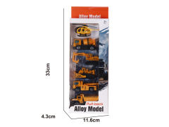 Die Cast Construction Truck Pull Back(6in1) toys