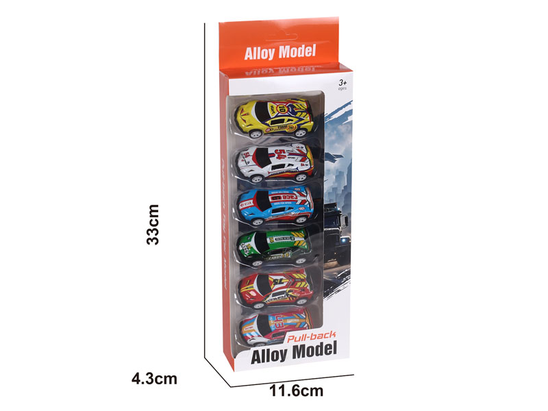 Pull Back Car(6in1) toys