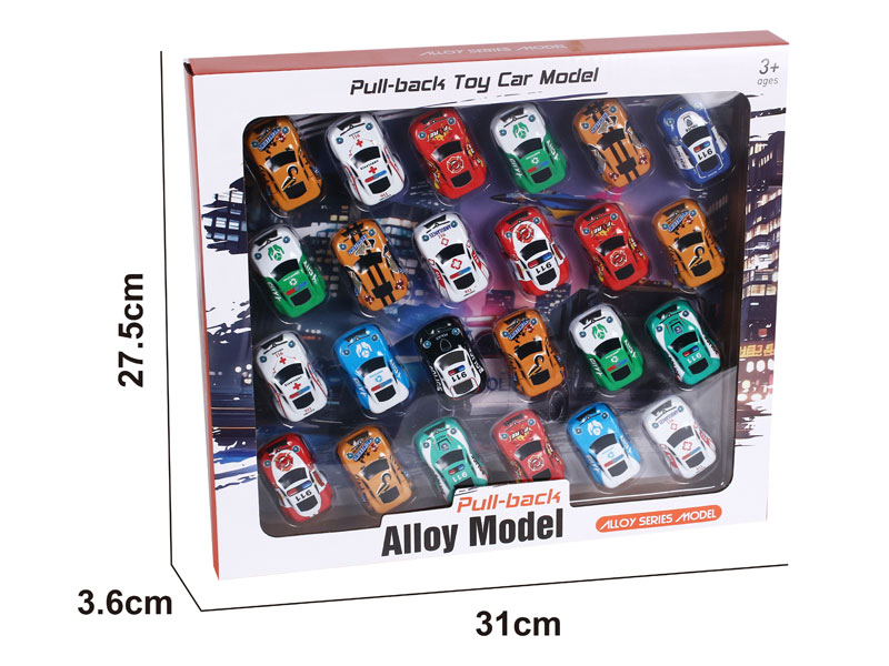 Pull Back Police Car(24in1) toys