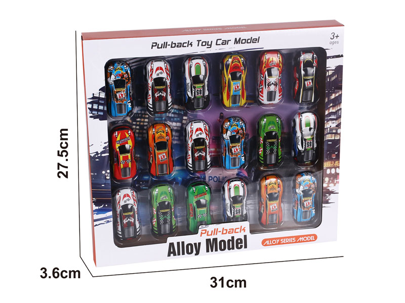 Pull Back Car(18in1) toys