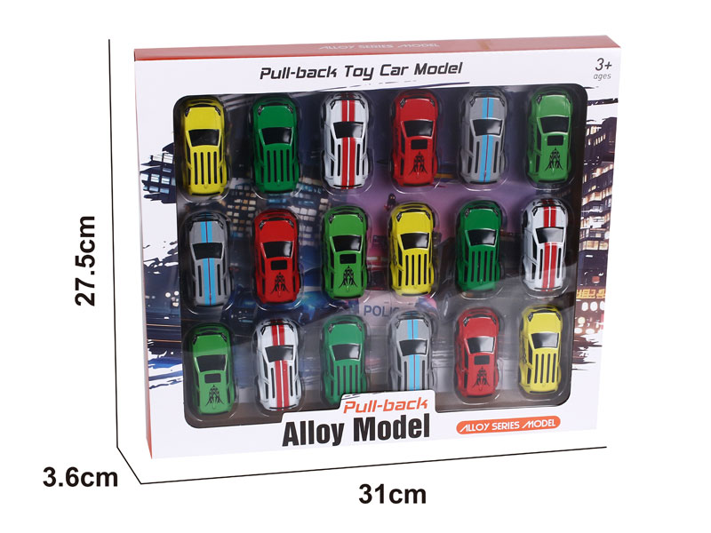 Pull Back Car(18in1) toys