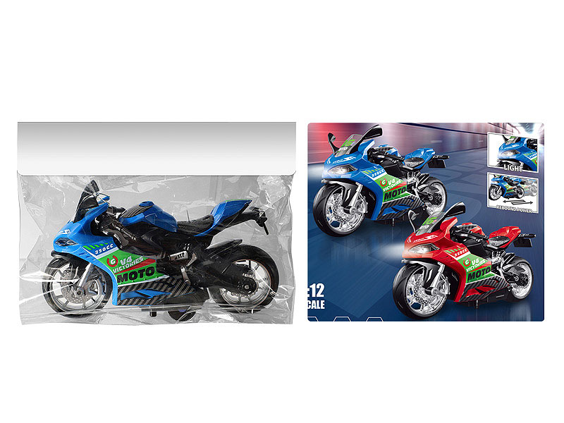 Pull Back Motorcycle W/L_M(2C) toys
