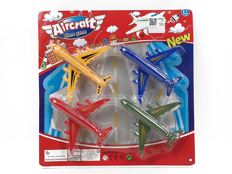 Pull Back Airplane(4in1) toys
