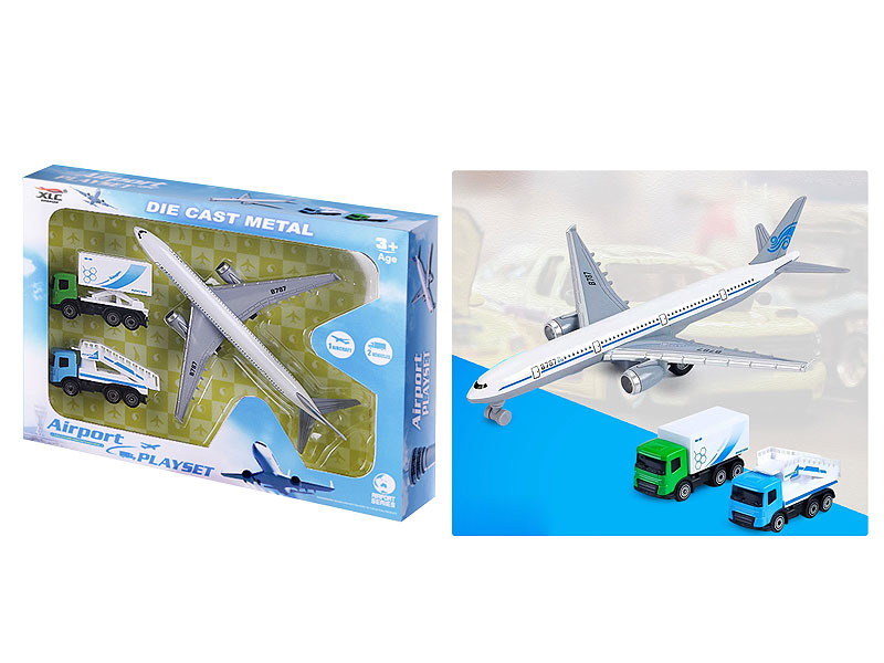 Pull Back Airplane & Free Wheel Car toys