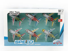 Pull Back Airplane(6in1) toys