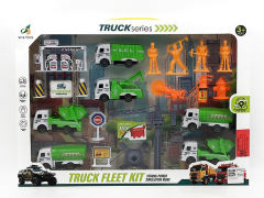 Pull Back Sanitation Car Set(2S) toys