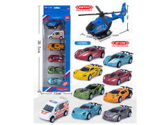 Pull Back Car Catena（6in1） toys