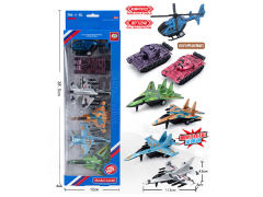 Pull Back Military Car Set（6in1） toys