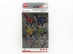 Pull Back Airplane(6in1) toys