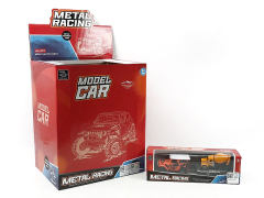 1:38 Die Cast Truck Pull Back Tow Die Cast Construction Truck Free Wheel(12in1) toys