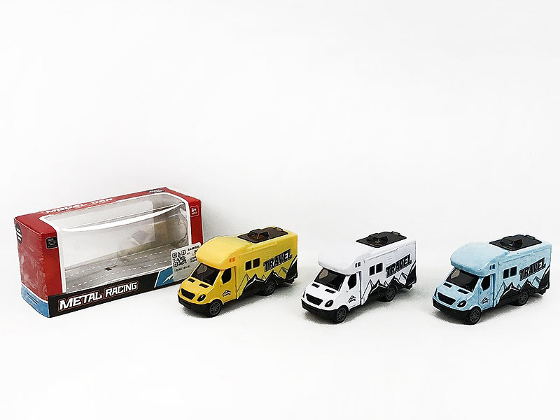 1:38 Die Cast Touring Car Pull Back(3C) toys