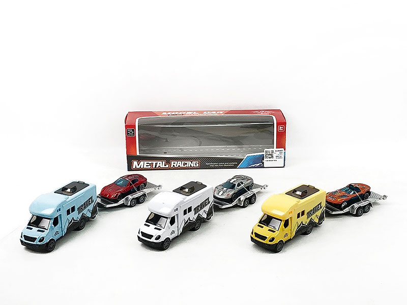 1:38 Die Cast Truck Pull Back Tow Die Cast Sports Car Free Wheel(3C) toys