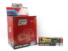 1:38 Die Cast Truck Pull Back Tow Die Cast Construction Truck Free Wheel(12in1) toys