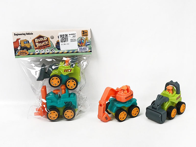 Pull Back Construction Truck(2in1) toys