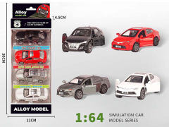 1:64丰田合金回力双开门车（4只庄）