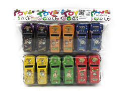 金属铁壳回力仿真车(12只庄)