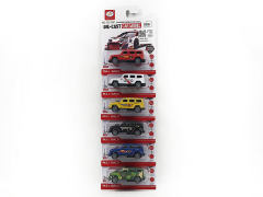 金属铁皮回力警车(6款)