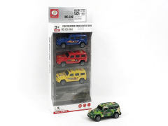 Pull Back Police Car(4in1) toys