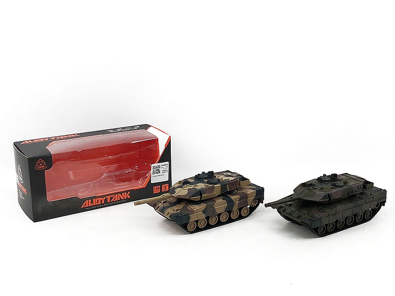 Die Cast Tank Pull Back W/L_M(2C) toys