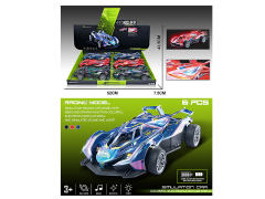 Pull Back Racing Car W/L_M(6in1) toys