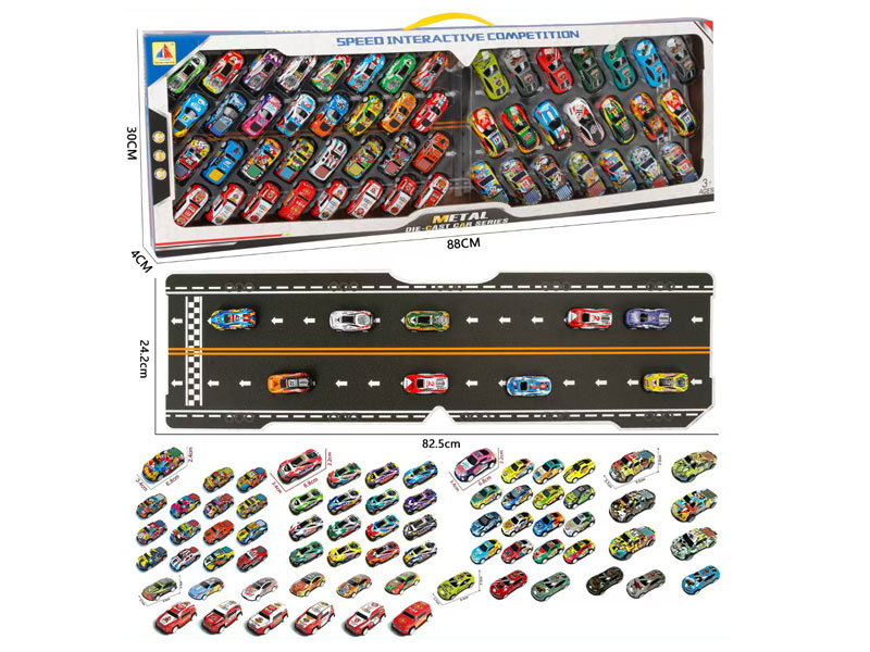 Pull Back Car Set(53in1) toys