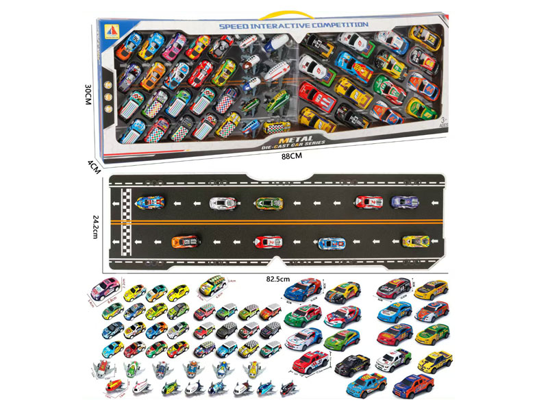 Pull Back Car & Pull Back Airplane Set toys