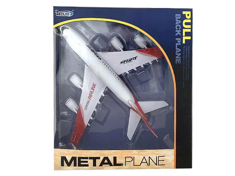 Die Cast Aerobus Pull Back W/L_S(2C) toys