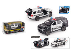 1:32美式杜兰格合金回力四开门警车(2色)