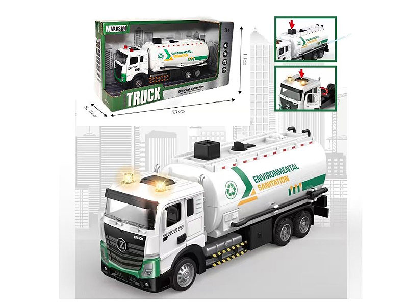 Die Cast Truck Pull Back W/L_M toys