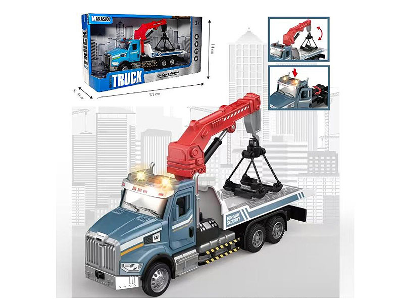 Die Cast Truck Pull Back W/L_M toys