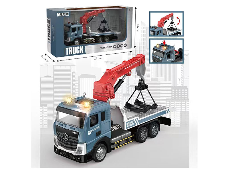 Die Cast Truck Pull Back W/L_M toys