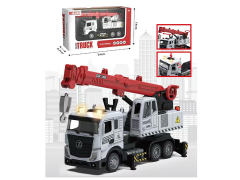 合金回力平头吊车带灯光音乐