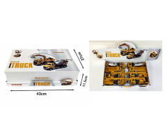 Die Cast Construction Truck Pull Back W/L_M(8in1) toys