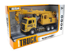 Die Cast Construction Truck Pull Back W/L_M toys