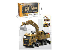 Die Cast Construction Truck Pull Back W/L_M toys